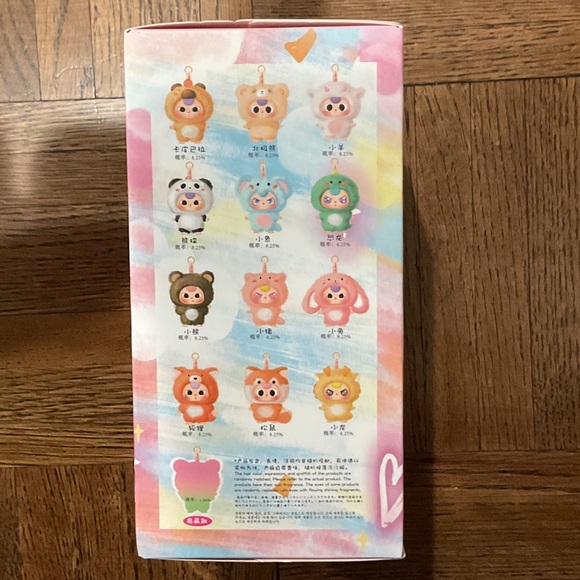 Baby Three De-lovely baby 1 Case (8 BLIND BOXES NIB SEALED) Pendant Plushie - Picture 2 of 7